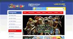 Desktop Screenshot of coolkatpartysupplies.com